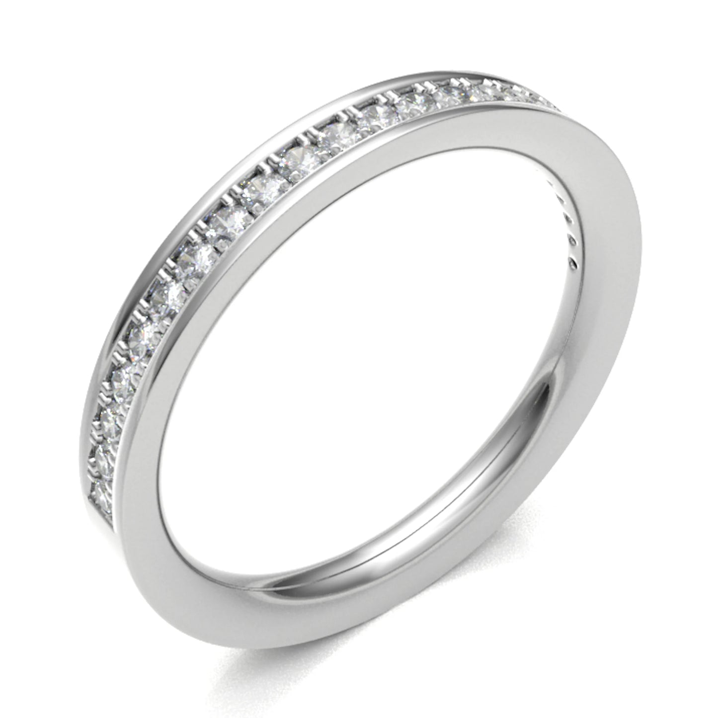 2mm Grainset Half Eternity