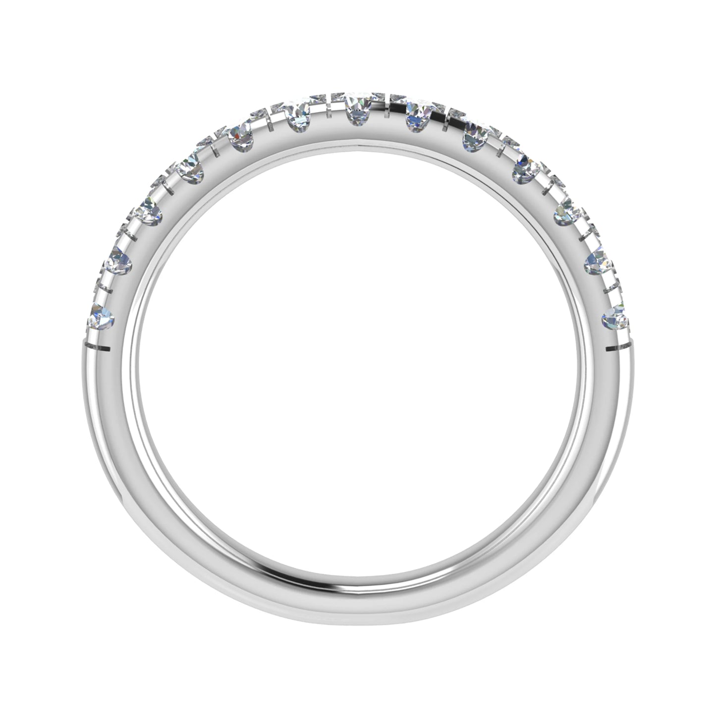 2.7mm Microset Half Eternity