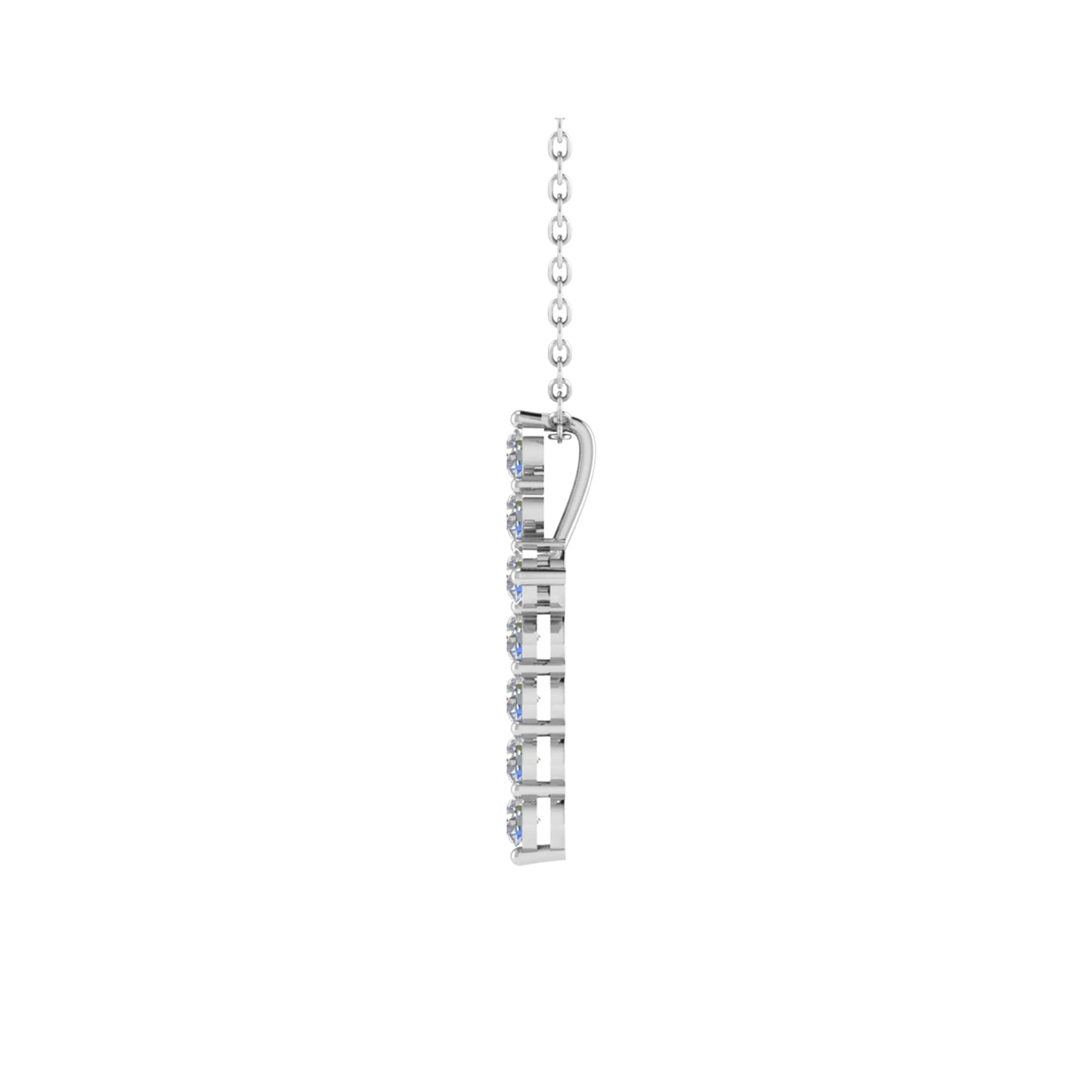 1.00CT Diamond Cross Pendant
