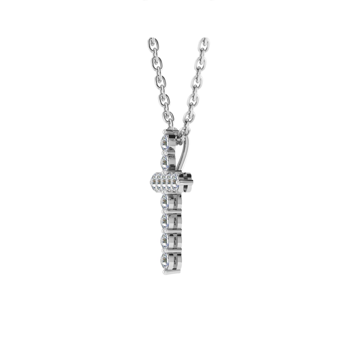 1.00CT Diamond Cross Pendant