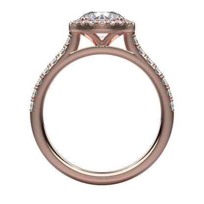 Ciara Diamond Shoulder Engagement Ring