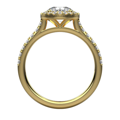 Ciara Diamond Shoulder Engagement Ring